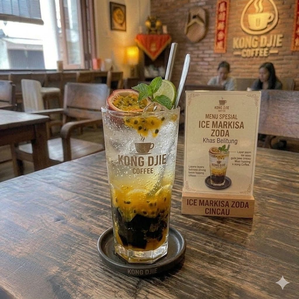 ICE MARKISA ZODA Kedai Kopi Kong Djie